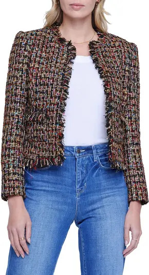 Angelina Metallic Tweed Jacket | Nordstrom