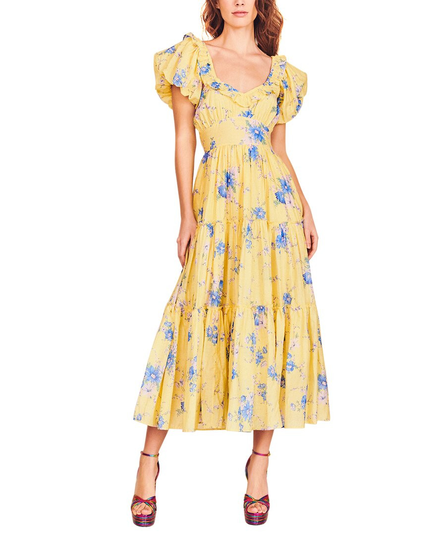 LoveShackFancy Emory Silk-Blend Dress | Gilt