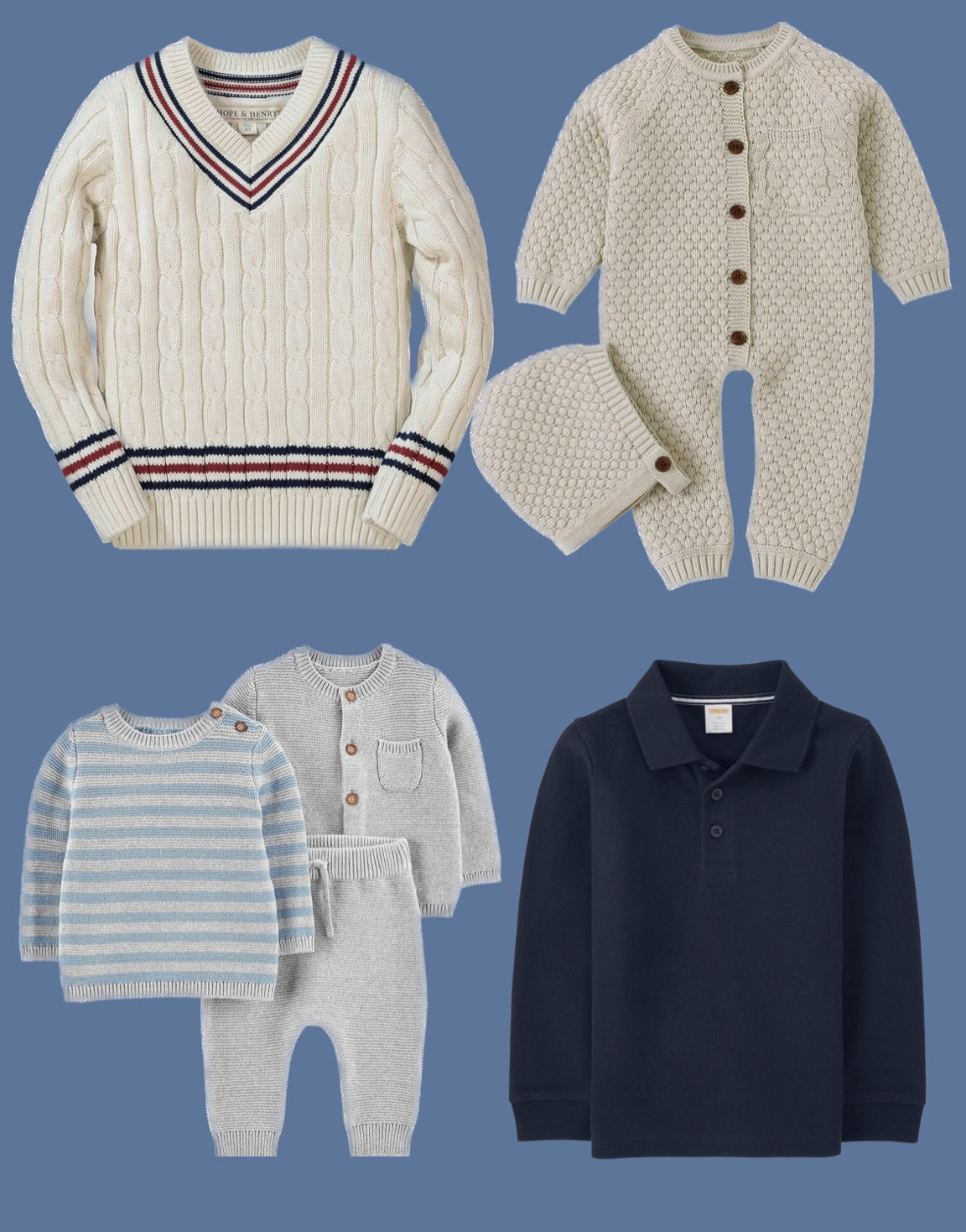 These are the classic casual boy clothes I’m ordering my son for fall. He had the onesie with the hat as a small baby and I can’t wait to see him in his 18 month version!

#LTKfamily #LTKfindsunder50 #LTKstyletip