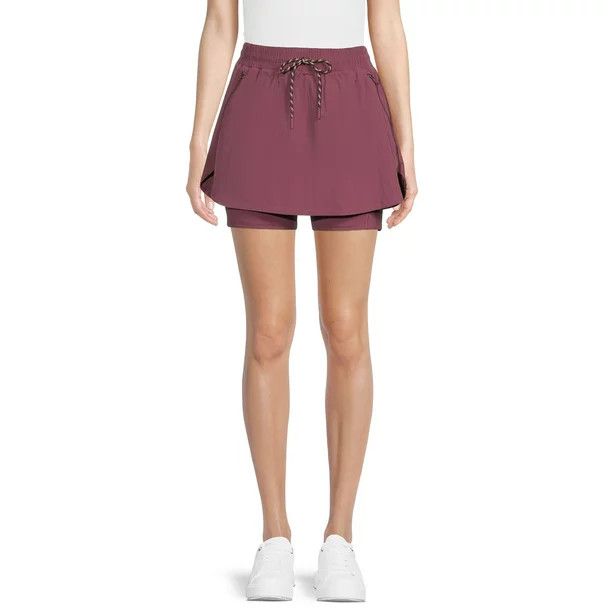 Avia Women's Hiking Skort With Drawstring | Walmart (US)