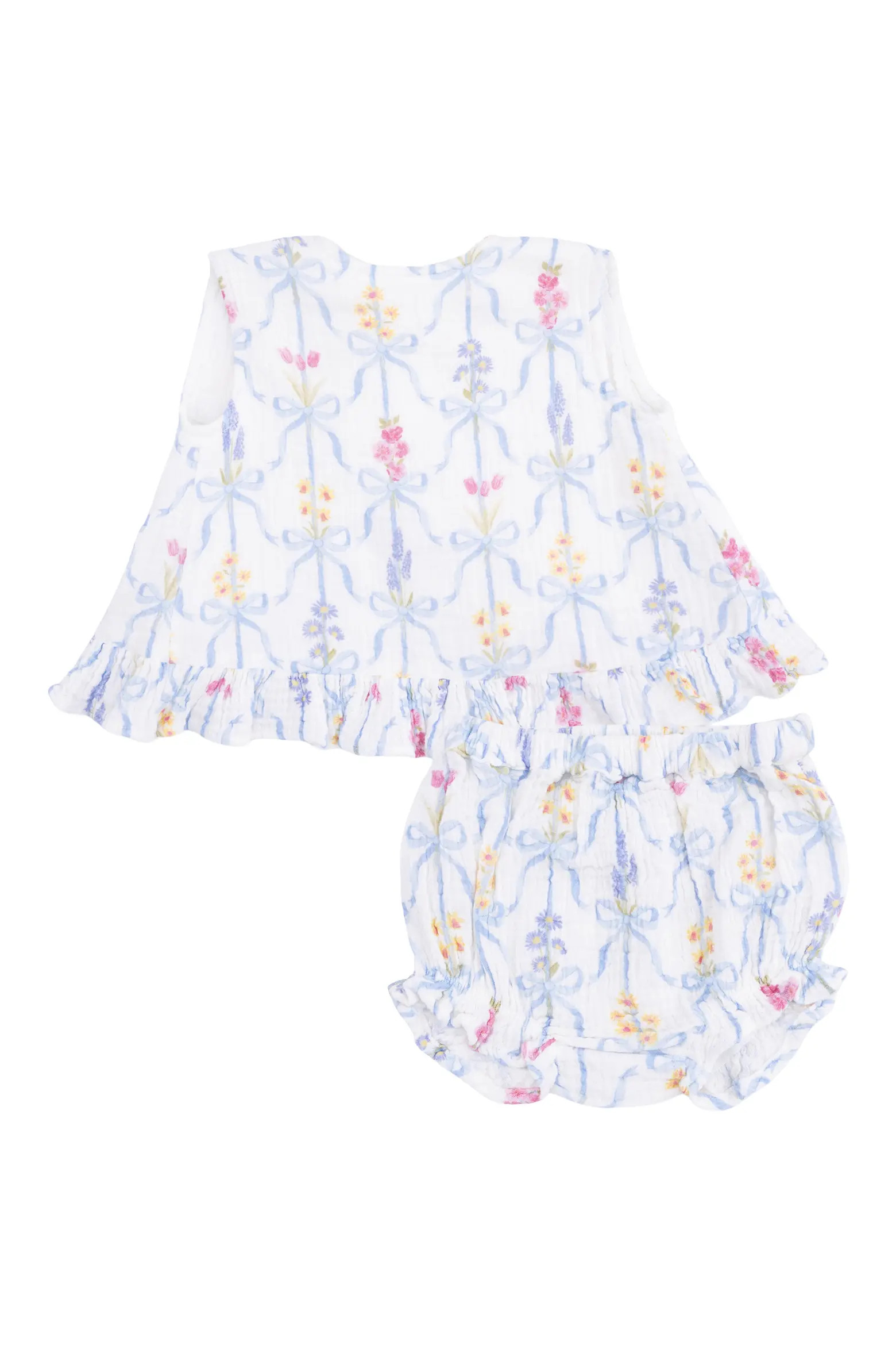 Ribbon Bouquet Organic Cotton Dress & Bloomers Set (Women) | Nordstrom | Nordstrom
