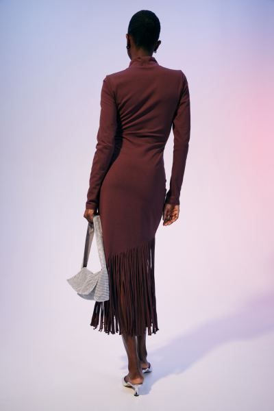 Fringe-trimmed Dress | H&M (US)