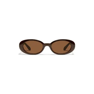 Quay Australia Felt Cute 52mm Gradient Small Oval Sunglasses in Mint/Smoke at Nordstrom | Nordstrom