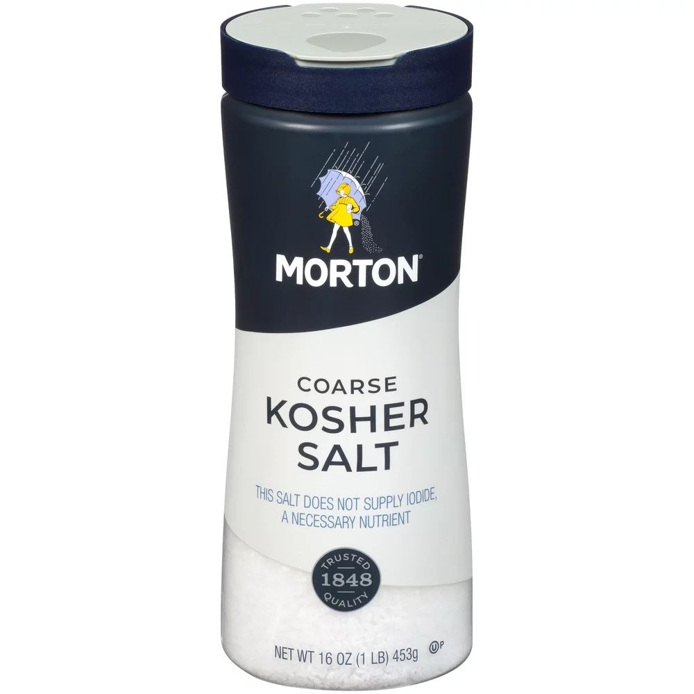 Morton Kosher Salt, Coarse, 16 Ounce | Walmart (US)