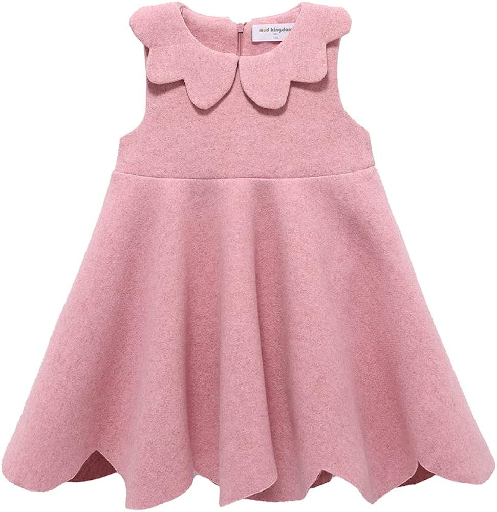 Mud Kingdom Girls Overall Dress Sleeveless Easter Bunny Jumper Dress 2-8 Years | Amazon (US)
