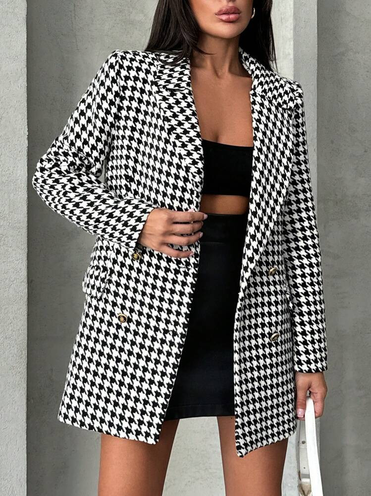 1 left
$25.89
Estimated
-32%
$38.19
23
:
59
:
15
:
4
60% OFF: No minimum purchase

Save $1.84 off this item after joining.

SHEIN Women Check Pattern Long Blazer Jackets
5.00
(1)
Size
US
Size Guide
4 (S)
6 (M)
8/10 (L)
12 (XL)
1 Left
Not your size? Tell me your size 
 | SHEIN