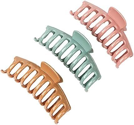Kitiin Dorable novelty hair claw clips for women thick hair fine hair,Nonslip Large jaw clips for... | Amazon (US)