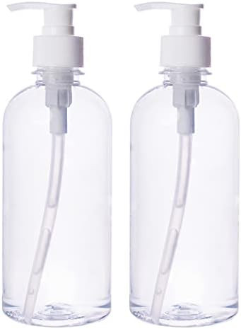 NxN Plastic Bottles with Pump, Crystal Clear, Leak Proof, Dispenser for Creams, Gel, Liquid, Oils, R | Amazon (US)