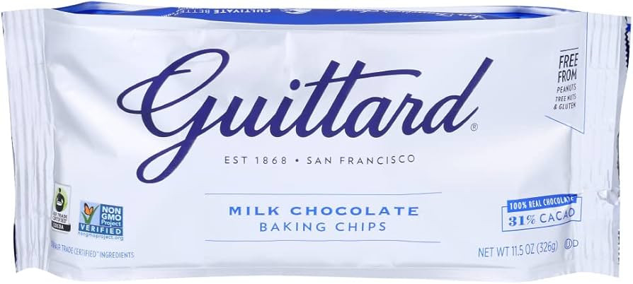 Guittard Baking Chips, Milk Chocolate, 11.5 oz | Amazon (US)