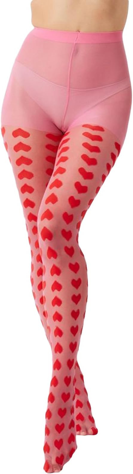 Women Y2k Pantyhose Printed Tights Sexy Sheer Patterned Stockings Leggings Cute High Waist Lolita... | Amazon (US)