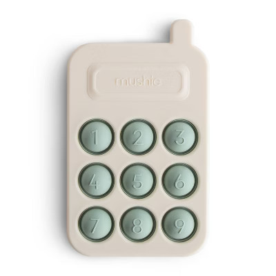Mushie Phone Press Popper Toy - Cambridge Blue | Target