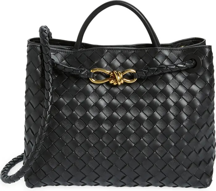 Medium Andiamo Intrecciato Shoulder Bag | Nordstrom