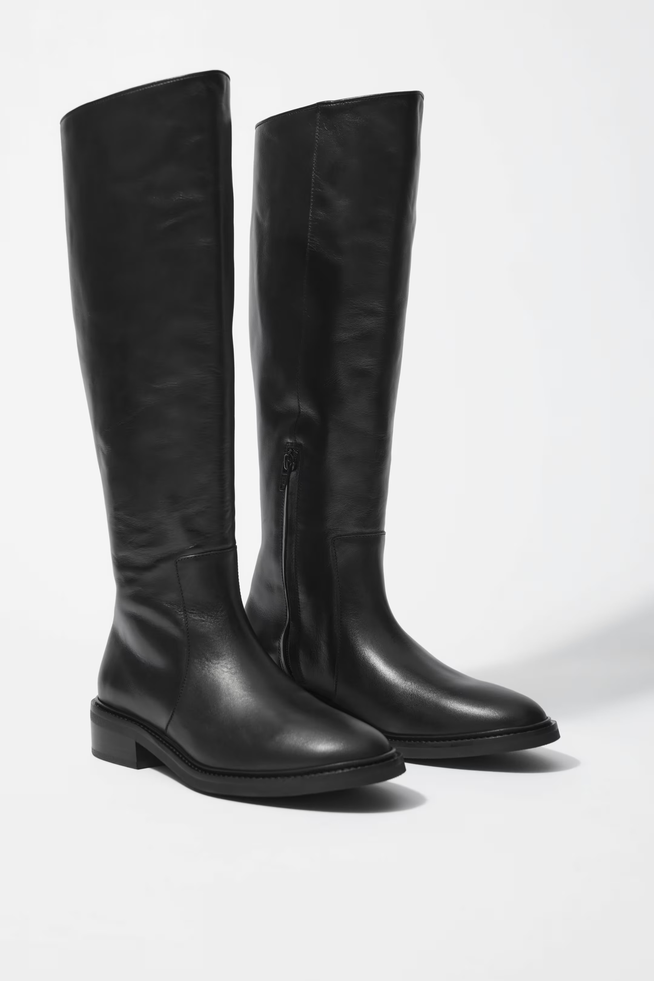 Leather Equestrian Boots | H&M (UK, MY, IN, SG, PH, TW, HK)