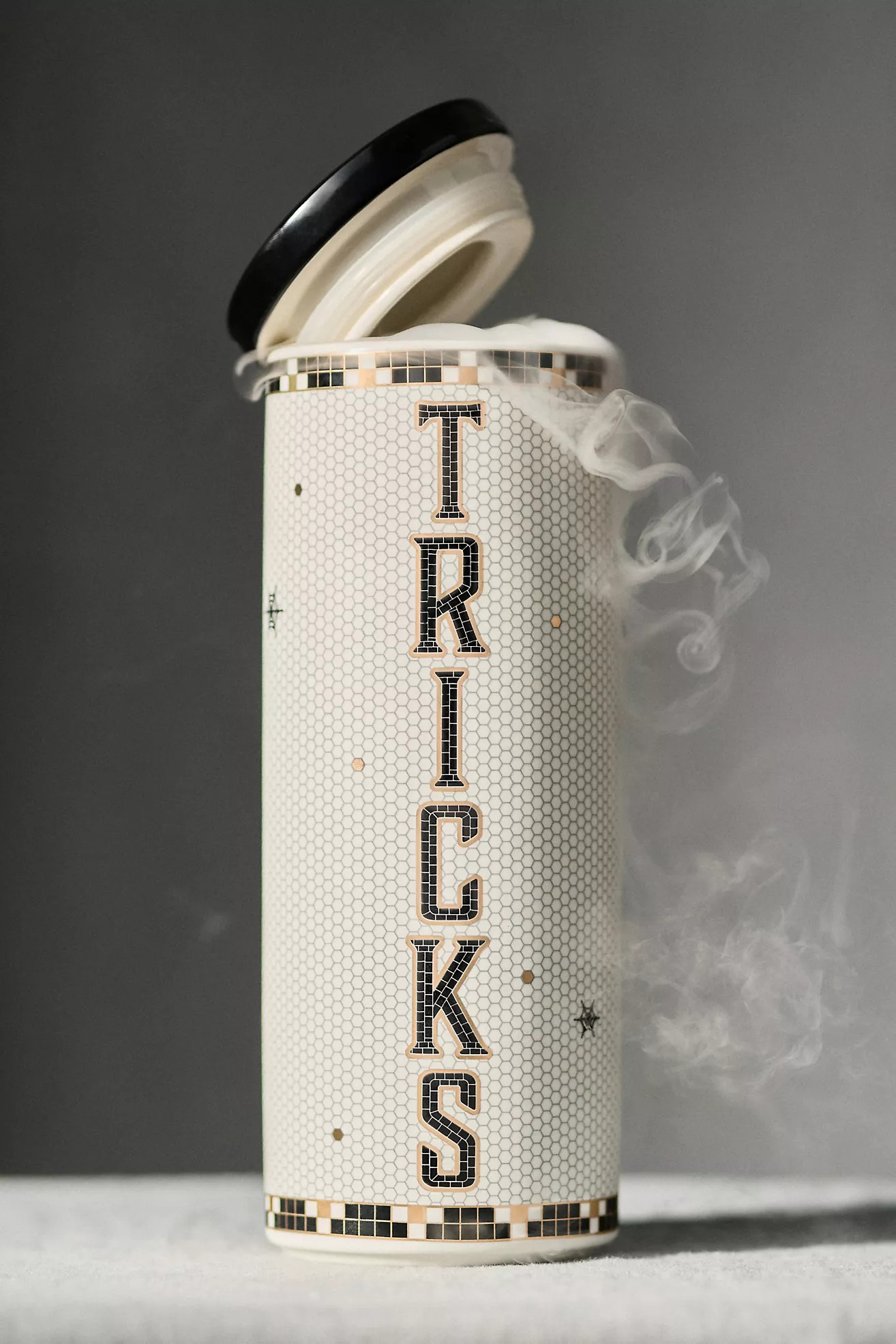 The Bistro Tile Stoneware Cannister: Halloween Edition | Anthropologie (US)