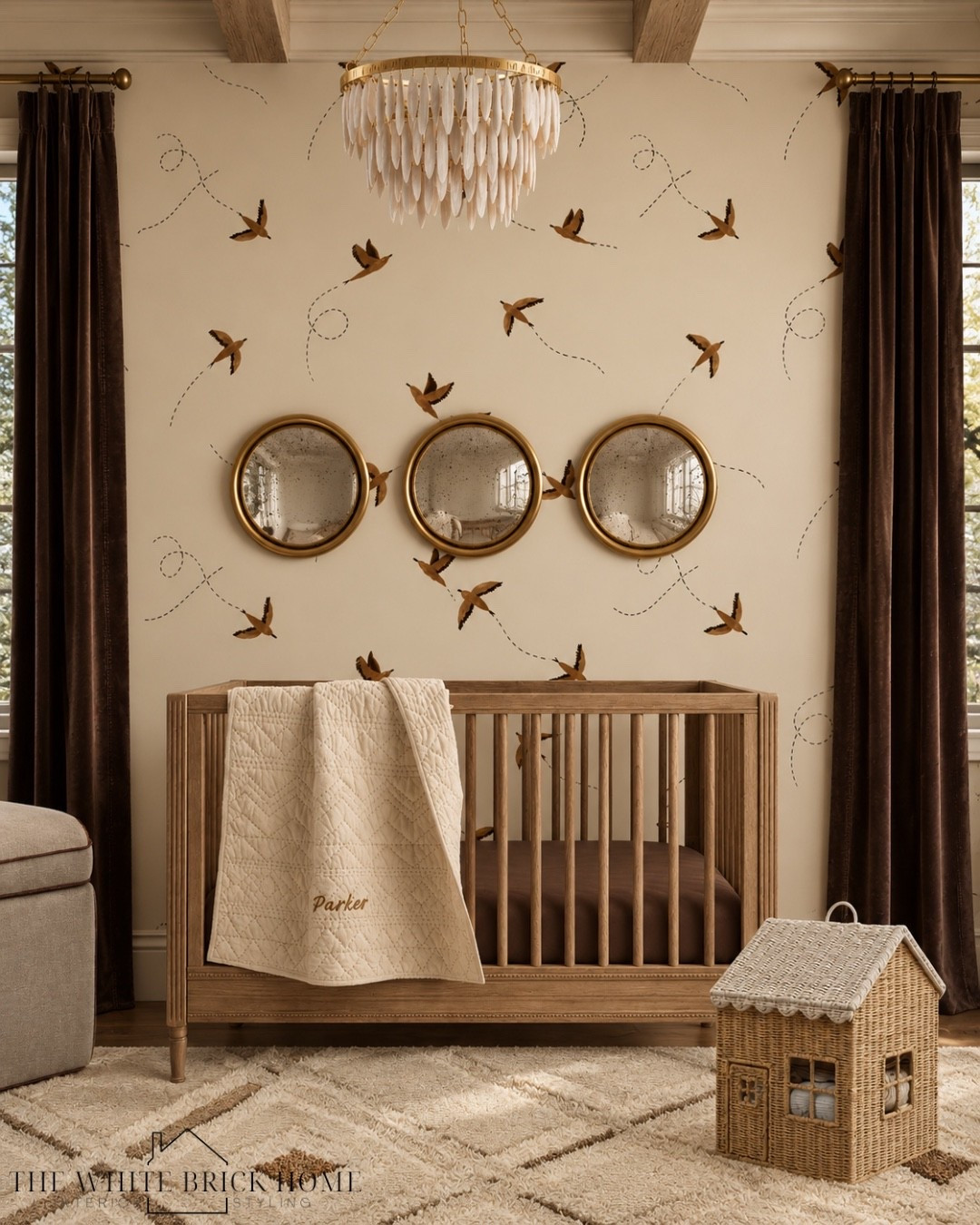 A warm, sophisticated nursery that blends playful charm with timeless, elevated style for a space that feels beautifully design from day one. 

Nursery, nursery decor, nursery design, nursery ideas, nursery wallpaper, nursery curtains, nursery ideas, rug, nursery rug, baby girl, baby girl wallpaper, crib, wallpaper design, nursery lighting, nursery decor, boho nursery, girls room, girls bedroom, brown nursery, neutral nursery, home design, pottery barn kids, Anthropologie, target, crate and kids. Pottery barn kids, McGee and co

#LTKHome #LTKBaby #LTKBump
