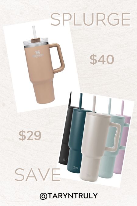 Save vs sprlurge - Stanley cup look for less - travel mug 

#LTKtravel #LTKunder50