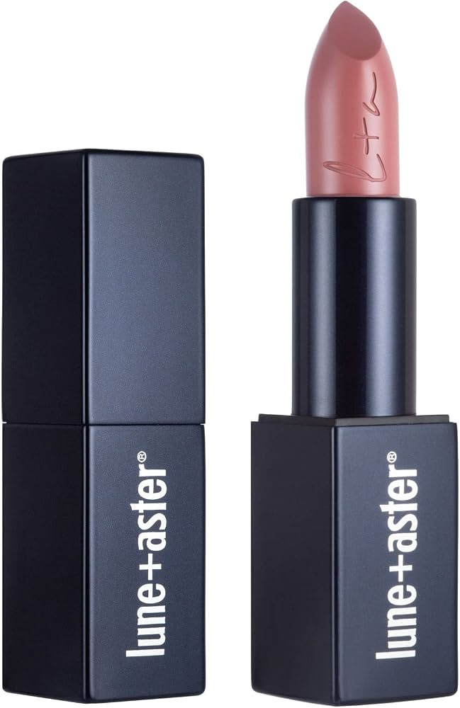 Lune+Aster PowerLips Lipstick | Creamy, Lightweight, Full Coverage, Nude Lipstick With Satin Fini... | Amazon (US)