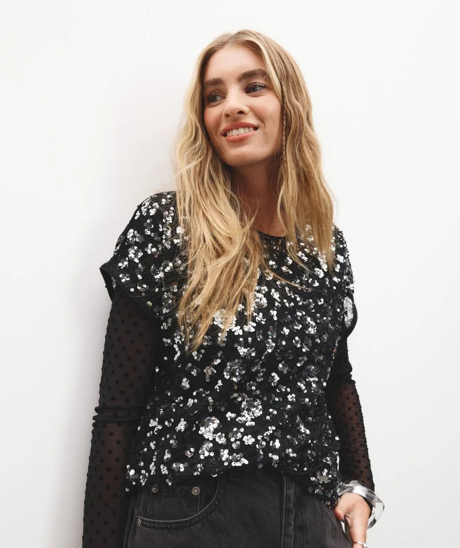 SHIMMER SHORT SLEEVE | Sportsgirl