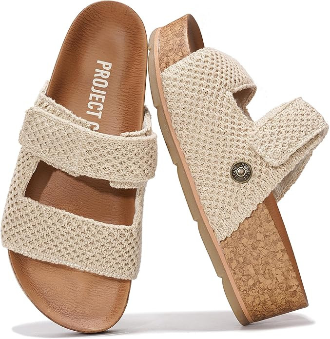 Project Cloud 100% Genuine Leather Platform Sandals Women Footwear-Beach Essentials Summer Wedges... | Amazon (US)