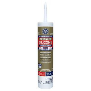 GE Advanced Silicone 2 10.1 oz. Clear Kitchen and Bath Caulk 2812562 - The Home Depot | The Home Depot