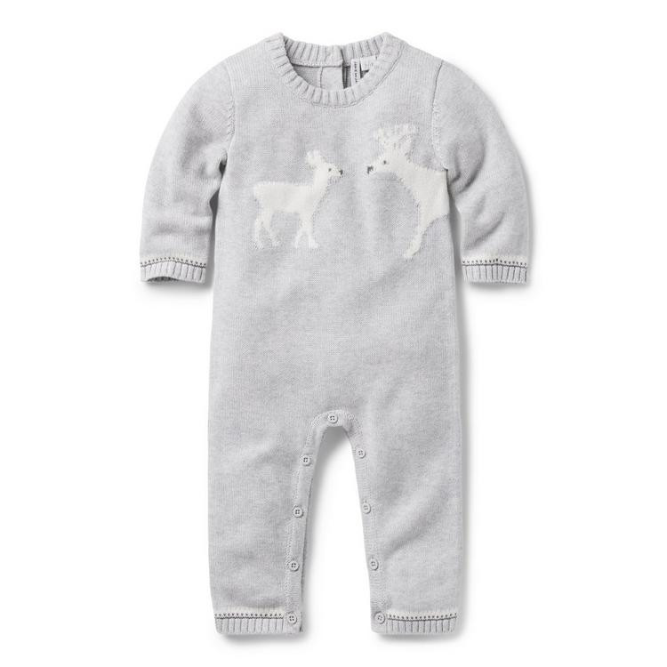 Baby Reindeer Sweater One-Piece | Janie and Jack