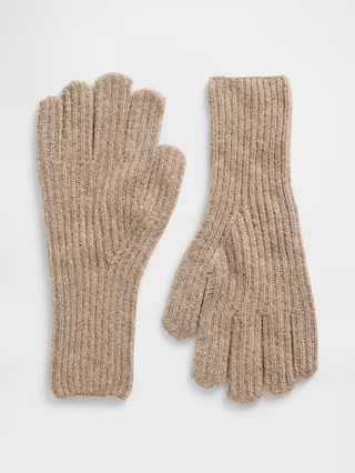 CashSoft Recycled Ribbed Gloves | Gap Factory