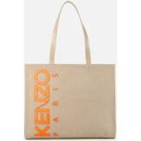 KENZO Women's Horizontal Canvas Shopper Bag - Beige | Coggles (Global)