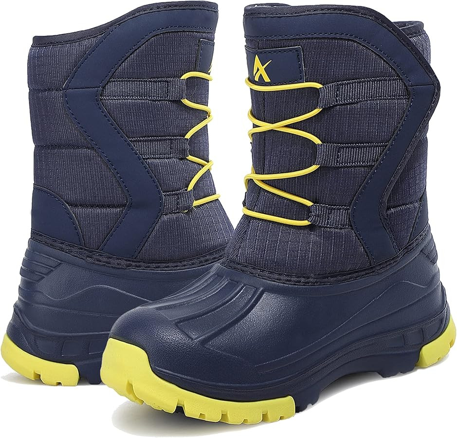 Yeerovan Unisex-Child Snow Boots Winter Waterproof Slip Resistant Cold Weather Shoes (Toddler/Lit... | Amazon (US)