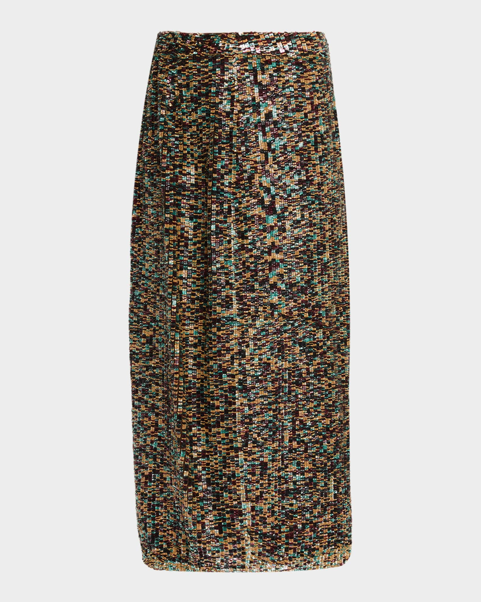 Sylkie Sequined Midi Skirt | Neiman Marcus