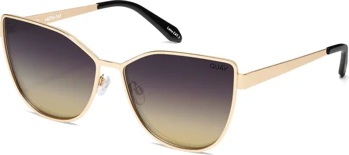 Quay Australia In Pursuit 64mm Gradient Cat Eye Sunglasses | Nordstrom | Nordstrom