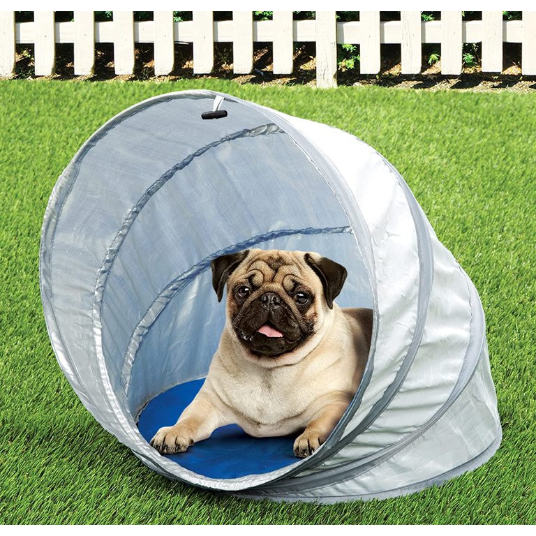 Bundaloo Dog Tent Canopy with Cooling Gel Pad for Indoor and Outdoor Use Portable Pop Up and Fold... | Walmart (US)