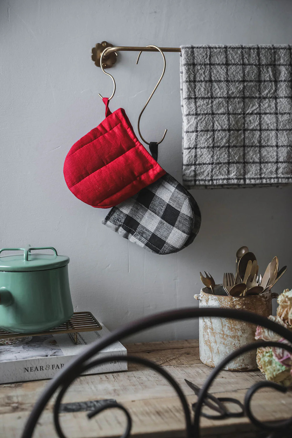 S Utility Hook - Brass | Roan Iris