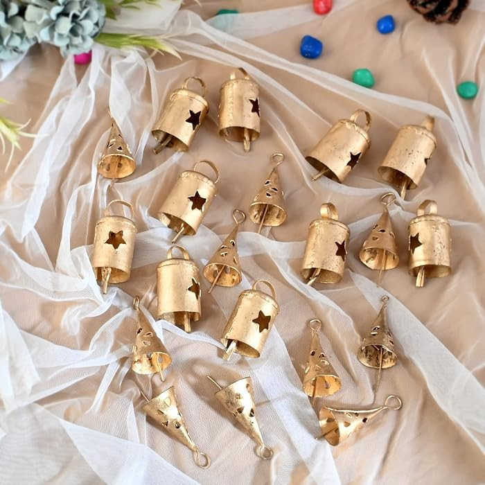 Soul Bells, Vintage Cutwork Iron Bells, Bohemian Decor, Indian Bells, Wind Chimes, Meditation, Ch... | Amazon (US)