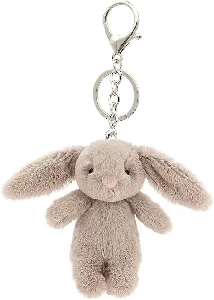 Cute Bunny Bag Charm, Kawaii Bunny Keychain 3.5" Inch Mini Rabbit Purse Charm Decoration for Wome... | Amazon (US)