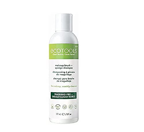 Ecotools Makeup Cleaner for Brushes, Brush and Sponge Cleansing Shampoo, 6 oz (Packaging May Vary) | Amazon (US)