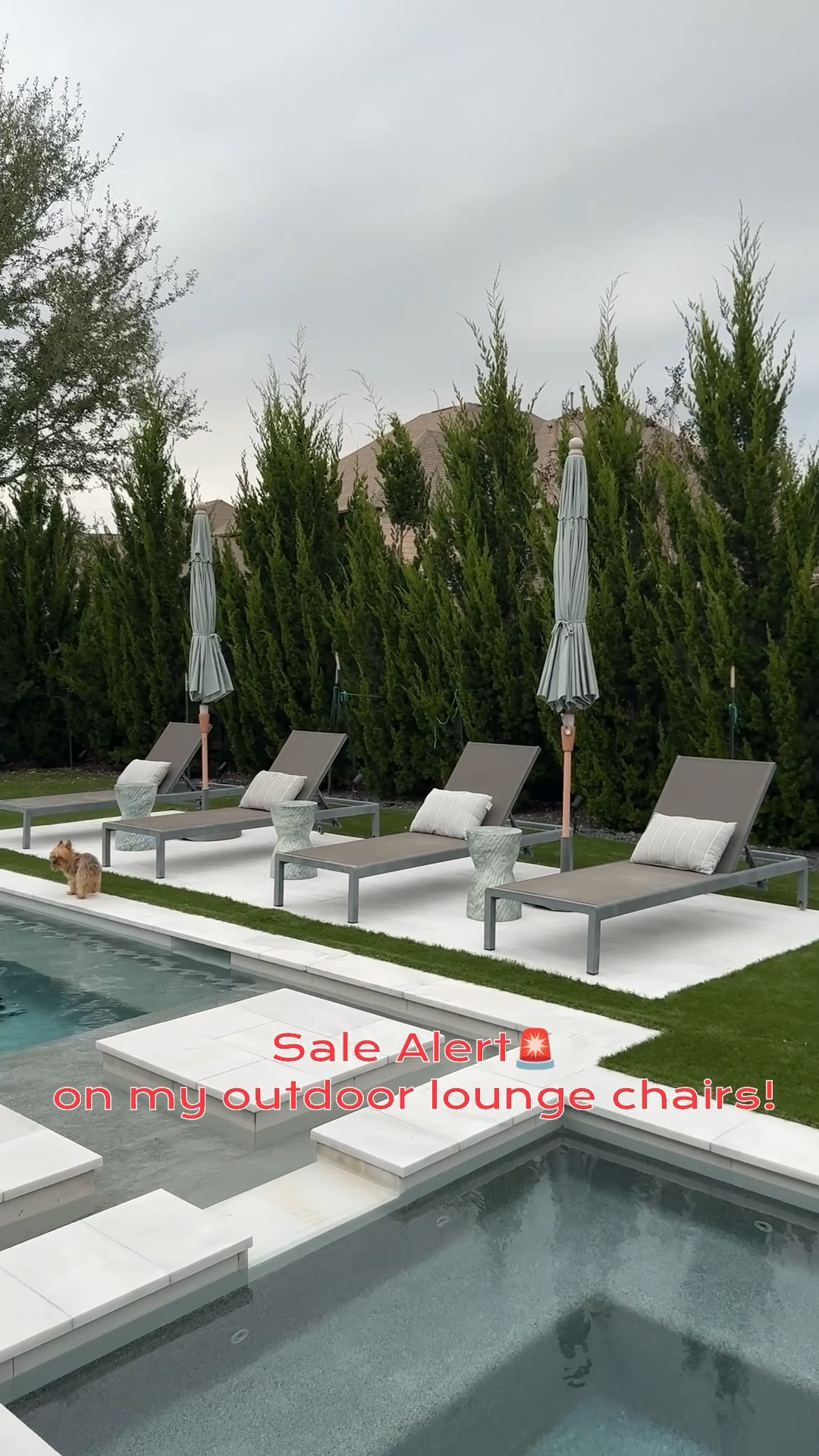 Sale alert! My outdoor chaise lounge chairs are the best price of the year!!! Around $150 each! Get yours before Black Friday deals are gone! 

Wayfair, cyber week, outdoor furniture, pool decor, patio furniture 

#LTKCyberWeek #LTKHome