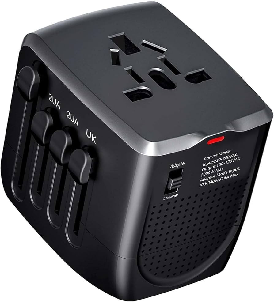Amazon.com: International Travel Adapter Voltage Converter to Step Down 230V to 120V for Hair straighteners, laptops, Cell Phones, Power converters from USA to UK, Europe, Australia Over 200 : Electronics | Amazon (US)