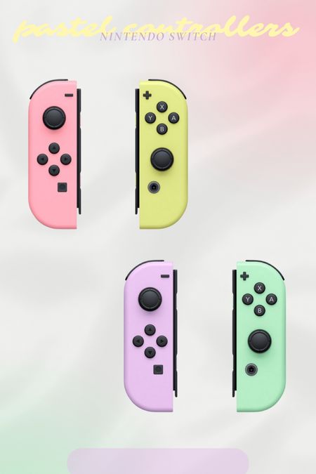 Pastel Nintendo switch controllers 

#LTKunder100 #LTKhome #LTKGiftGuide