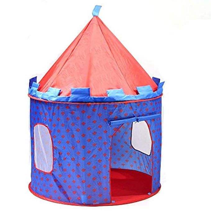 SueSport SUSBT4053R Boy's Prince Castle, Children Play Tent, Blue | Amazon (US)