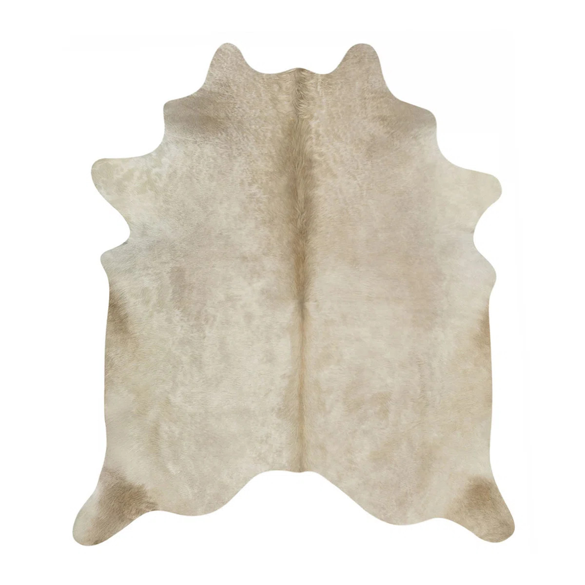 Champagne Cowhide Rug – Genuine Leather Area Rug | Wayfair North America