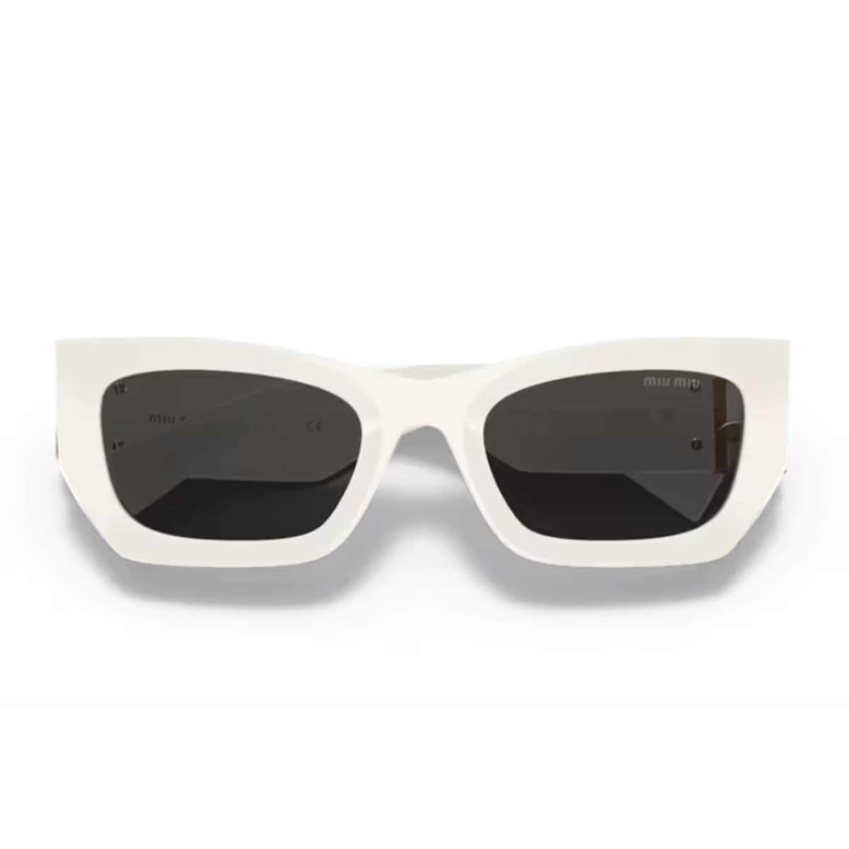 Miu Miu 0mu 09ws 1425s0 Bianco Sunglasses | Italist.com US