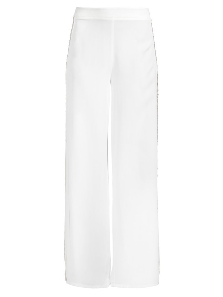 Beaded Cover-Up Wide-Leg Pants | Saks Fifth Avenue