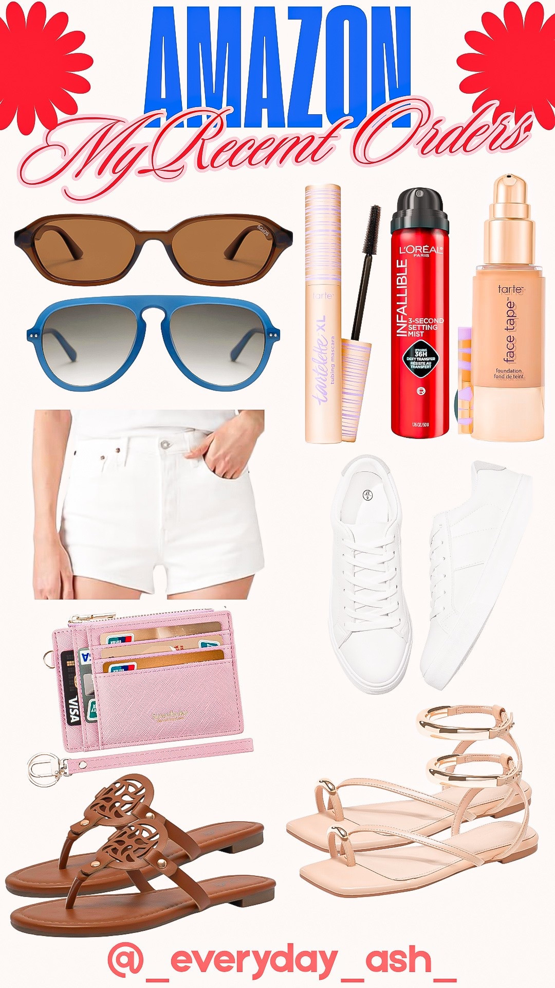 AMAZON RECENT ORDERS🛍️🛍️

Sunglasses, Amazon prime deals, makeup, tarte cosmetics, beauty finds, Levi denim shorts, white sneakers, sandals, wallet

#LTKootd #LTKgrwm