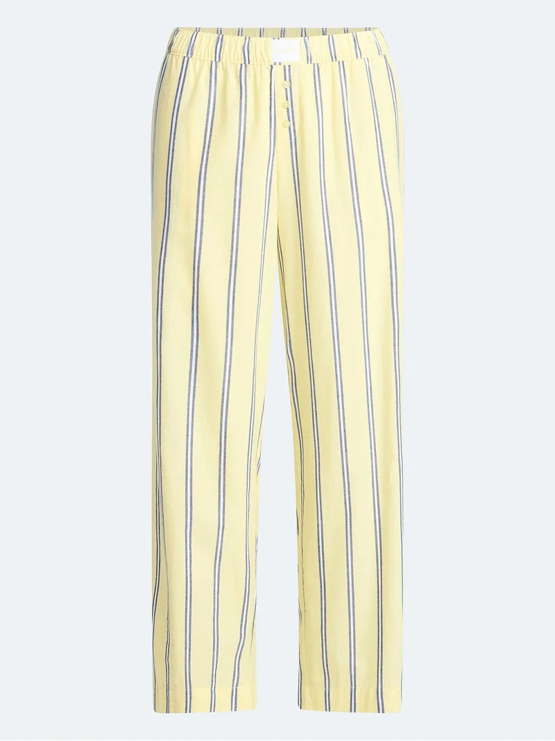 Joyspun Women's Poplin Sleep Pants, 30'' Inseam, Sizes XS-3X | Walmart (US)