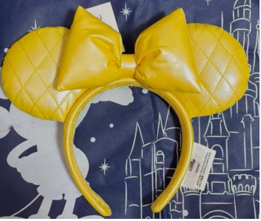 Disney Parks 2023 Light Yellow Minnie Mouse Ear Headband Authentic | eBay | eBay US