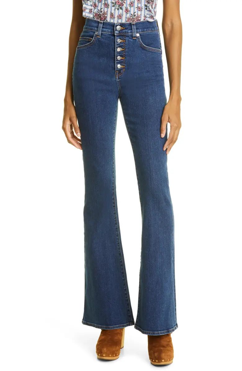 Beverly High Waist Skinny Flare Jeans | Nordstrom