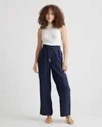 100% European Linen Wide Leg Pants | Quince