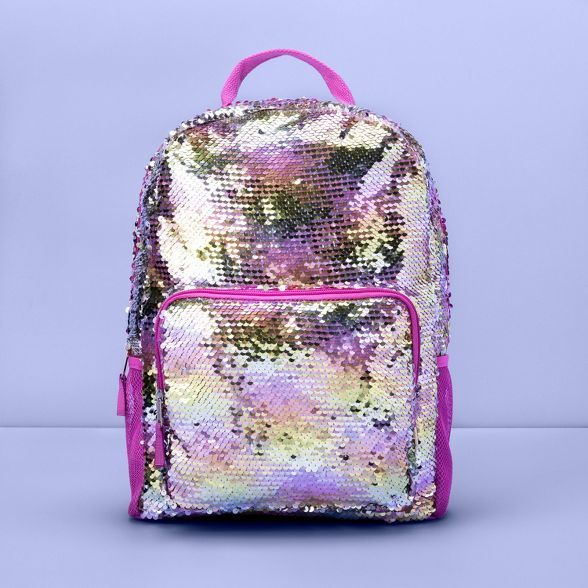 Girls' Flip Sequin Backpack - More Than Magic™ Purple | Target