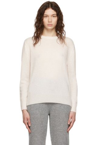 White Crewneck Sweatshirt | SSENSE