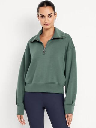 Bounce Fleece Half-Zip Pullover Sweatshirt | Old Navy (US)